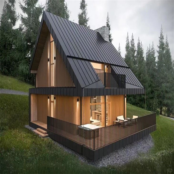 Aluminum Standing Seam Roof Panels For Forest Villas factory